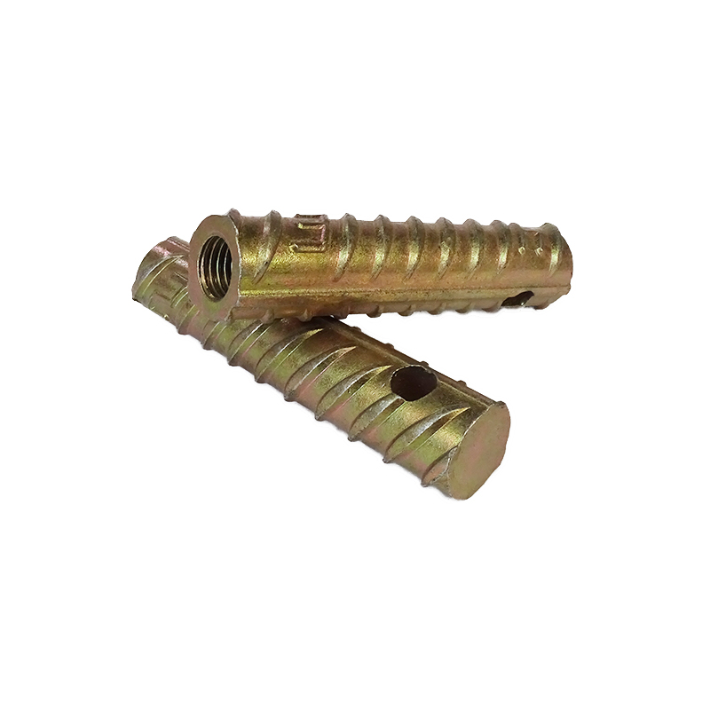 Threaded steel embedded sleeves